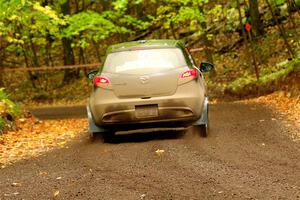 Tommy Cadwalader / Stefan Trajkov Mazda 2 on SS16, Mount Marquette.