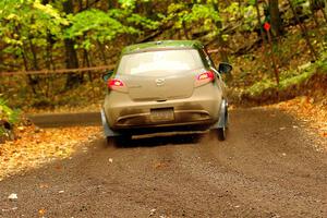 Tommy Cadwalader / Stefan Trajkov Mazda 2 on SS16, Mount Marquette.