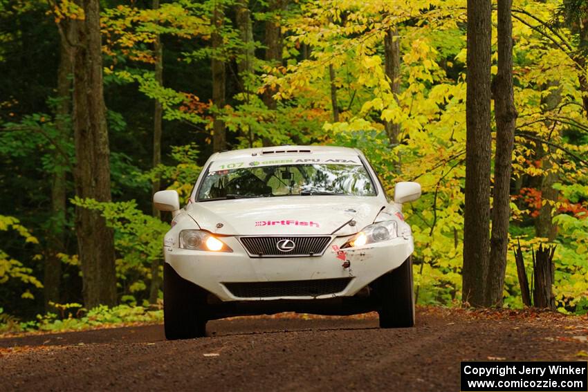 Richo Healey / Michelle Miller Lexus IS250 on SS16, Mount Marquette.