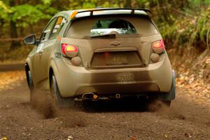 Matt Hoffman / Matt Pionk Chevy Sonic RS on SS16, Mount Marquette.