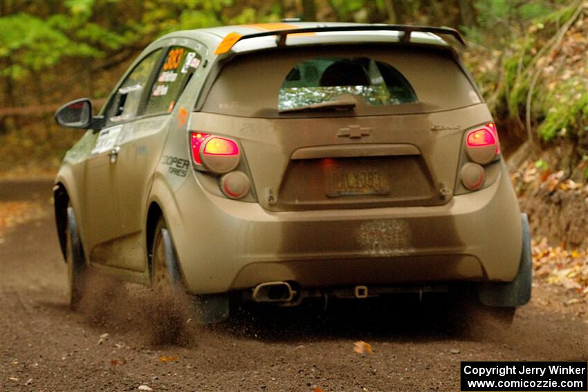 Matt Hoffman / Matt Pionk Chevy Sonic RS on SS16, Mount Marquette.