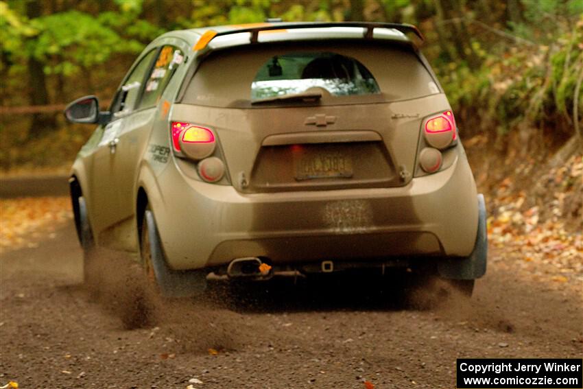 Matt Hoffman / Matt Pionk Chevy Sonic RS on SS16, Mount Marquette.