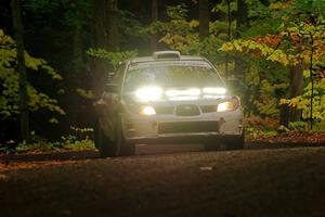 Brad Hayosh / Keegan Helwig Subaru WRX STi on SS16, Mount Marquette.