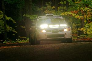 Brad Hayosh / Keegan Helwig Subaru WRX STi on SS16, Mount Marquette.