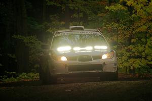 Brad Hayosh / Keegan Helwig Subaru WRX STi on SS16, Mount Marquette.