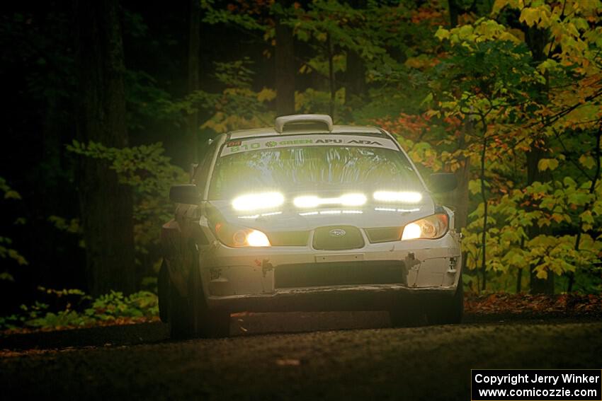 Brad Hayosh / Keegan Helwig Subaru WRX STi on SS16, Mount Marquette.