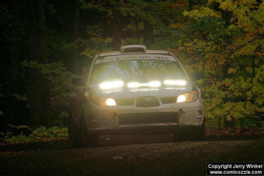 Brad Hayosh / Keegan Helwig Subaru WRX STi on SS16, Mount Marquette.