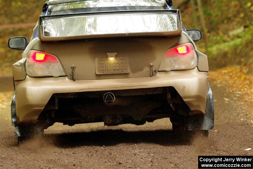 Brad Hayosh / Keegan Helwig Subaru WRX STi on SS16, Mount Marquette.