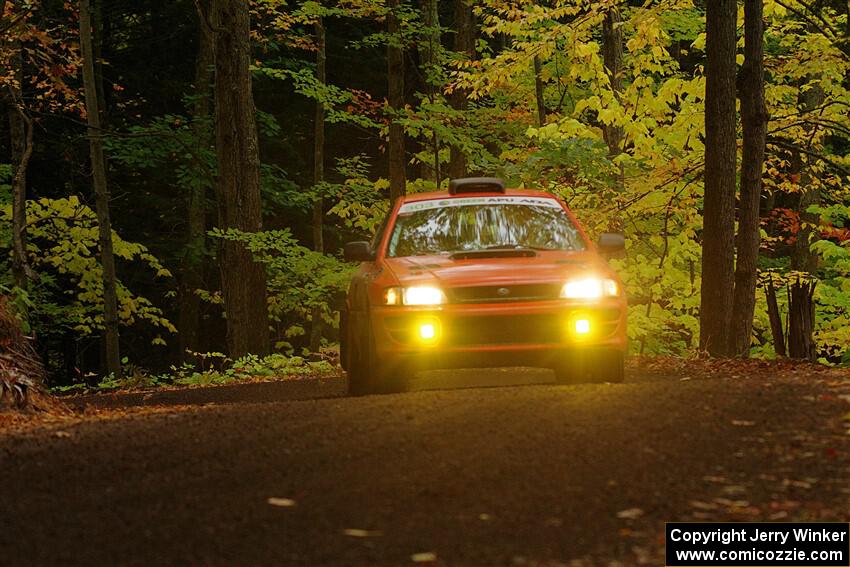 Travis Mattonen / Anikka Nykanen Subaru Impreza on SS16, Mount Marquette.