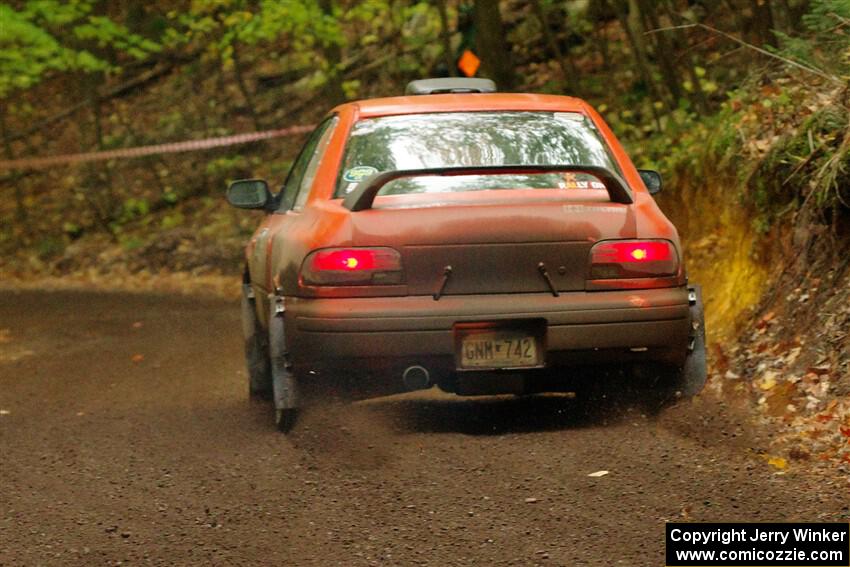 Travis Mattonen / Anikka Nykanen Subaru Impreza on SS16, Mount Marquette.