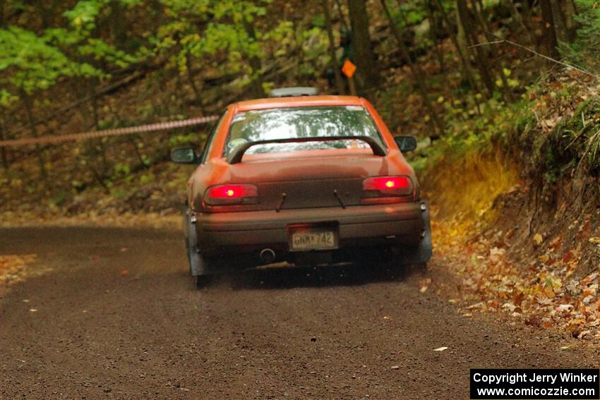 Travis Mattonen / Anikka Nykanen Subaru Impreza on SS16, Mount Marquette.