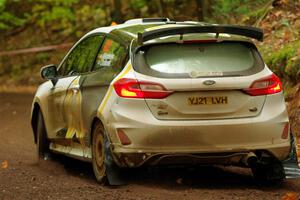 Al Kaumeheiwa / Cindy Krolikowski Ford Fiesta Rally3 on SS16, Mount Marquette.