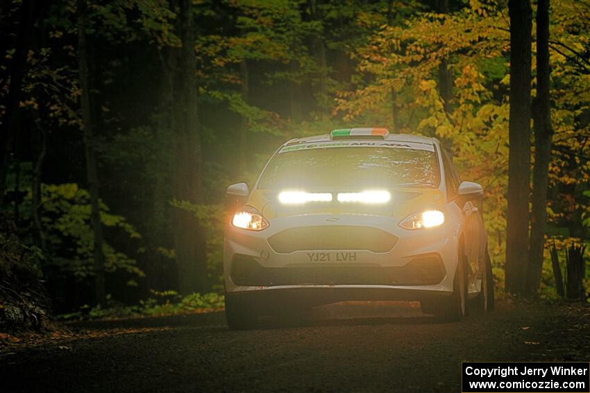 Al Kaumeheiwa / Cindy Krolikowski Ford Fiesta Rally3 on SS16, Mount Marquette.