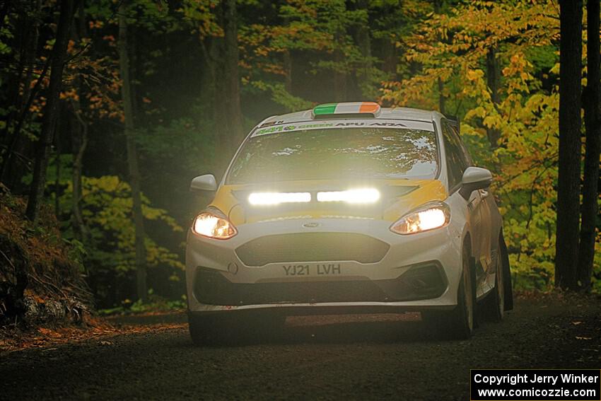 Al Kaumeheiwa / Cindy Krolikowski Ford Fiesta Rally3 on SS16, Mount Marquette.