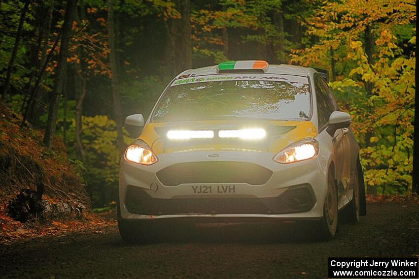 Al Kaumeheiwa / Cindy Krolikowski Ford Fiesta Rally3 on SS16, Mount Marquette.