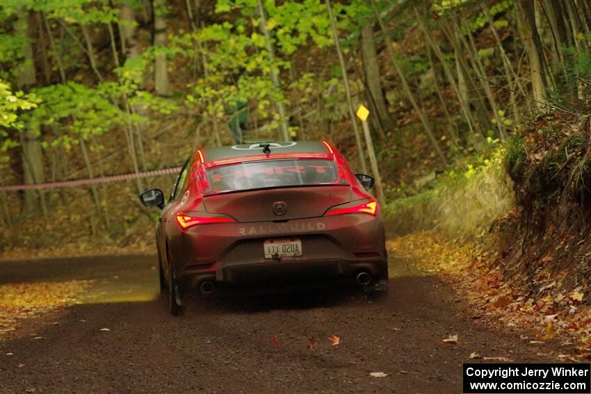 Chris Sladek / John Sharps Acura Integra on SS16, Mount Marquette.