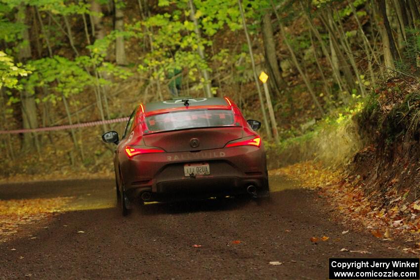 Chris Sladek / John Sharps Acura Integra on SS16, Mount Marquette.