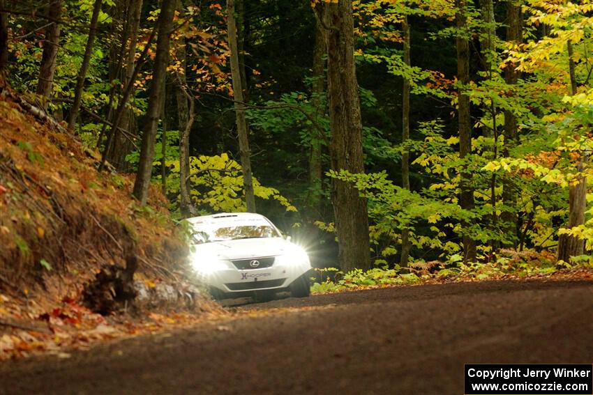 Michael Hooper / Michael Hordijk Lexus IS350 on SS16, Mount Marquette.