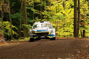 Enda McCormack / Liam McCormack Hyundai i20 R5 on SS16, Mount Marquette.