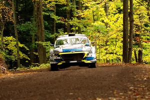 Enda McCormack / Liam McCormack Hyundai i20 R5 on SS16, Mount Marquette.