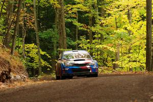 Arek Bialobrzeski / Aris Mantopoulos Subaru WRX STi on SS16, Mount Marquette.