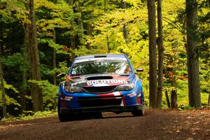 Arek Bialobrzeski / Aris Mantopoulos Subaru WRX STi on SS16, Mount Marquette.