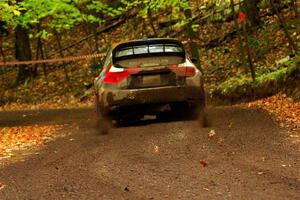 Arek Bialobrzeski / Aris Mantopoulos Subaru WRX STi on SS16, Mount Marquette.