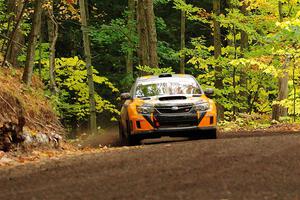 Grzegorz Bugaj / Ela Dziubanski Subaru WRX STi on SS16, Mount Marquette.