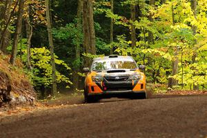 Grzegorz Bugaj / Ela Dziubanski Subaru WRX STi on SS16, Mount Marquette.