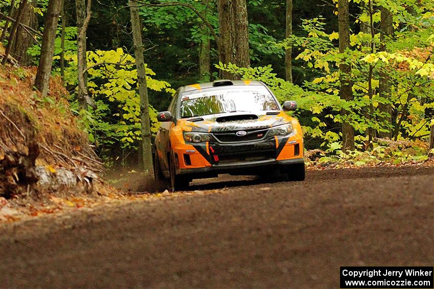 Grzegorz Bugaj / Ela Dziubanski Subaru WRX STi on SS16, Mount Marquette.