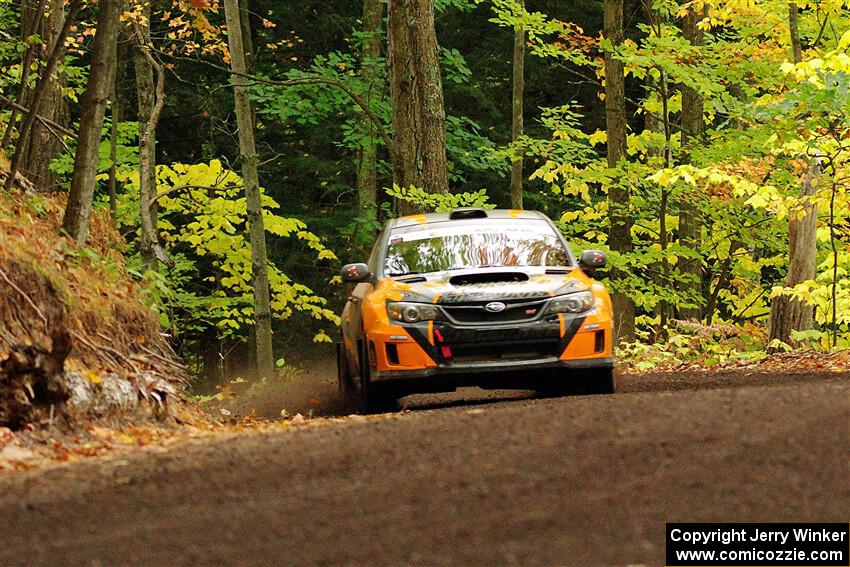 Grzegorz Bugaj / Ela Dziubanski Subaru WRX STi on SS16, Mount Marquette.