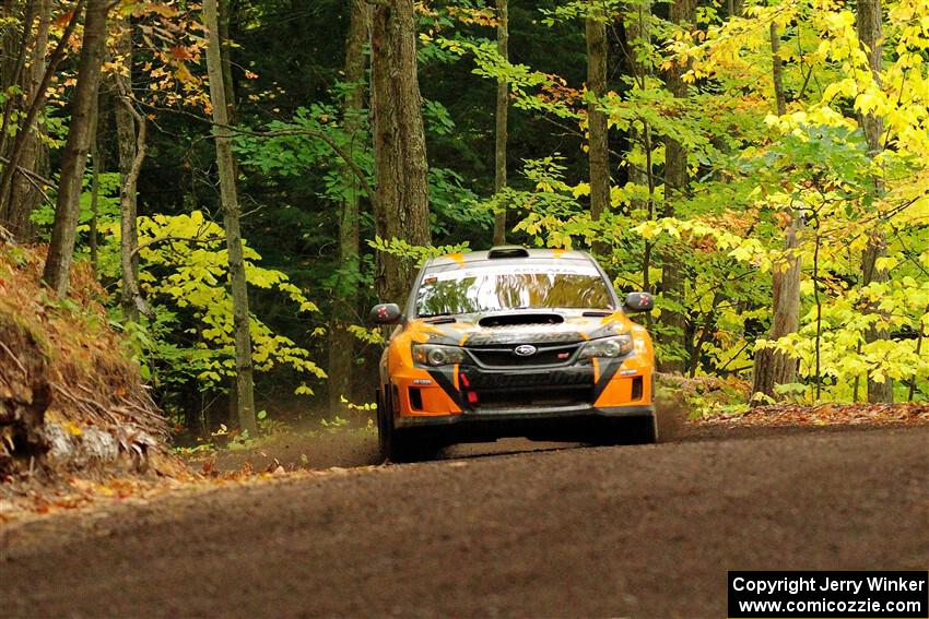 Grzegorz Bugaj / Ela Dziubanski Subaru WRX STi on SS16, Mount Marquette.