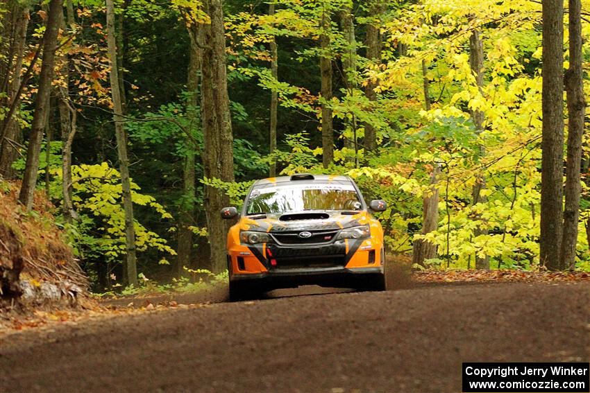 Grzegorz Bugaj / Ela Dziubanski Subaru WRX STi on SS16, Mount Marquette.