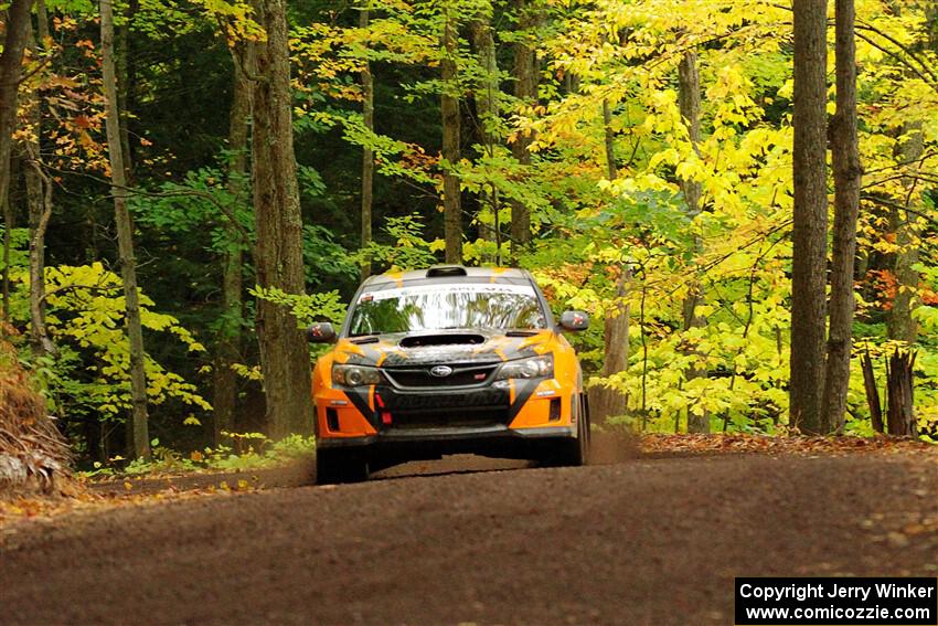 Grzegorz Bugaj / Ela Dziubanski Subaru WRX STi on SS16, Mount Marquette.