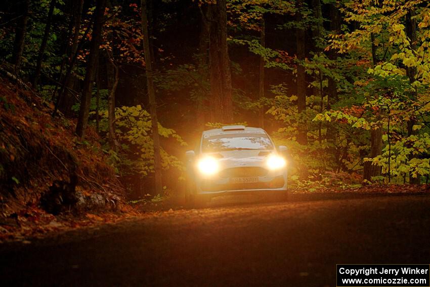 Javier Olivares / K.J. Miller Ford Fiesta Rally3 on SS16, Mount Marquette.