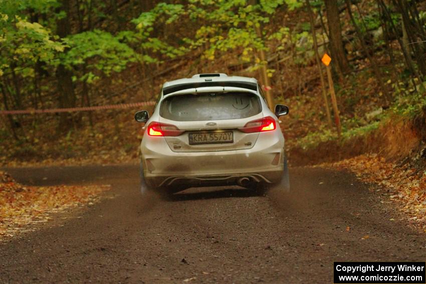 Javier Olivares / K.J. Miller Ford Fiesta Rally3 on SS16, Mount Marquette.