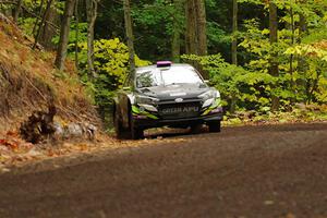 Patrick Gruszka / Florian Barral Hyundai i20 R5 on SS16, Mount Marquette.