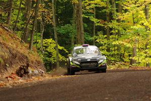 Patrick Gruszka / Florian Barral Hyundai i20 R5 on SS16, Mount Marquette.