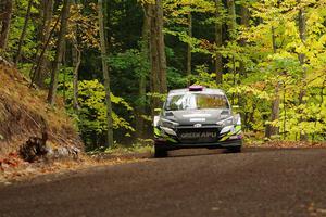 Patrick Gruszka / Florian Barral Hyundai i20 R5 on SS16, Mount Marquette.