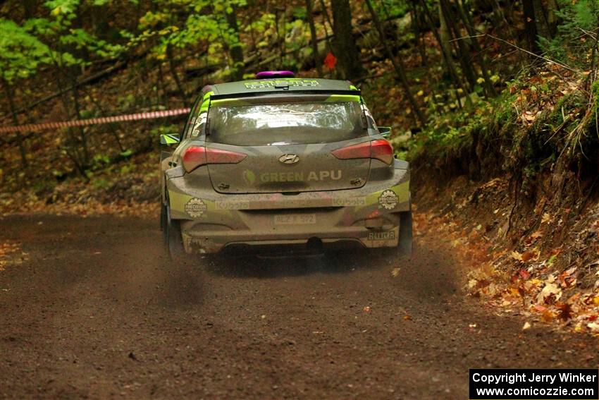 Patrick Gruszka / Florian Barral Hyundai i20 R5 on SS16, Mount Marquette.