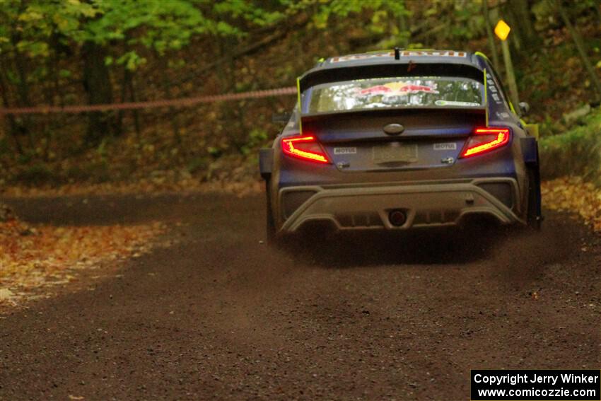 Brandon Semenuk / Keaton Williams Subaru WRX ARA24 on SS16, Mount Marquette.