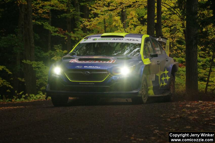 Brandon Semenuk / Keaton Williams Subaru WRX ARA24 on SS16, Mount Marquette.