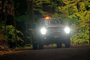 A Ford F-150 pickup sweeps SS16, Mount Marquette.