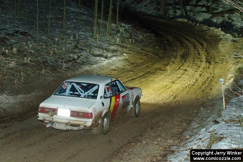 Erich Hopf / Calvin Gehlhausen Dodge Colt on SS2, Soden-Blue Lake I.