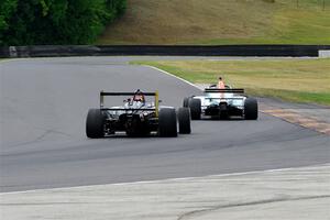 Robert Wright's Ligier JS F3 and Peter Ruggiero's Swift 016.a