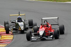 J.T. Novosielski's RFR F2000 and Hunter Tatman's Van Diemen RF06