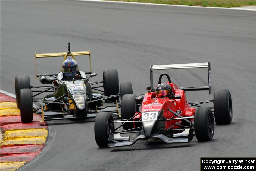 J.T. Novosielski's RFR F2000 and Hunter Tatman's Van Diemen RF06