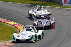 Indy Al Miller's, Jon Field's and Steve Jenks' Radical SR10s