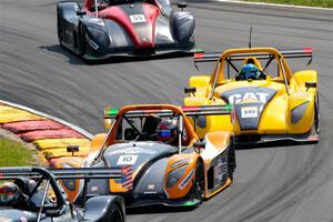 Gavin Sanders' Radical SR3 RSX 1340, David Alban's Radical SR3 RSX 1500 and Robert Cipriani's Radical SR3 RSX 1340