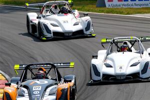 Alain Derzie's, Scott Wagner's and Jim Booth's Radical SR10s